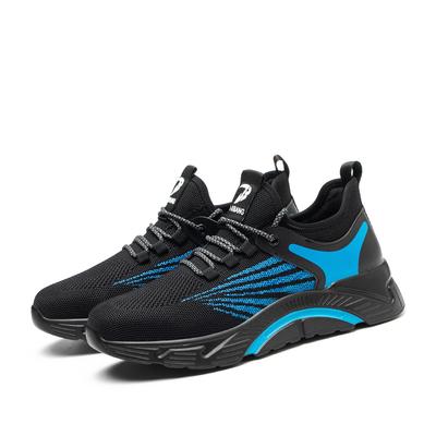 Comfortable and light blue safety shoe