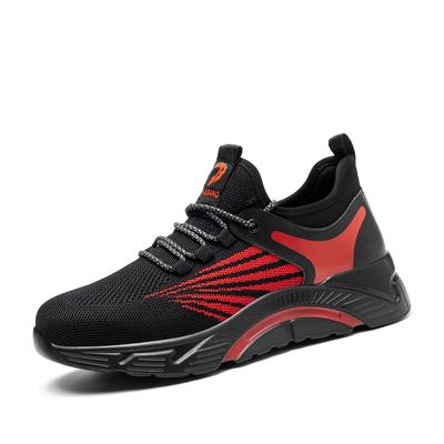 Comfortable and light safety shoe red