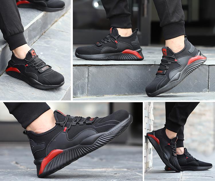 Safety shoe flexible and ultra-resistant grey