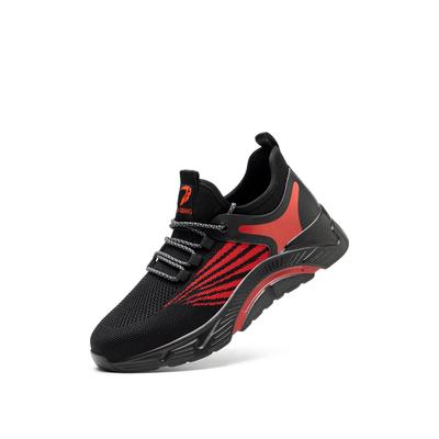 Comfortable and light safety shoe red